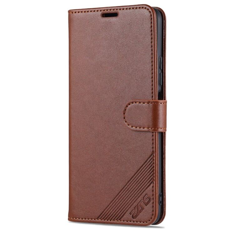 Чехол AZNS Wallet Case для Xiaomi Poco F3 / Redmi K40 / Redmi K40 Pro / Mi 11i - Brown: фото 2 из 12