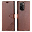 Чехол AZNS Wallet Case для Xiaomi Poco F3 / Redmi K40 / Redmi K40 Pro / Mi 11i - Brown (229843Z)