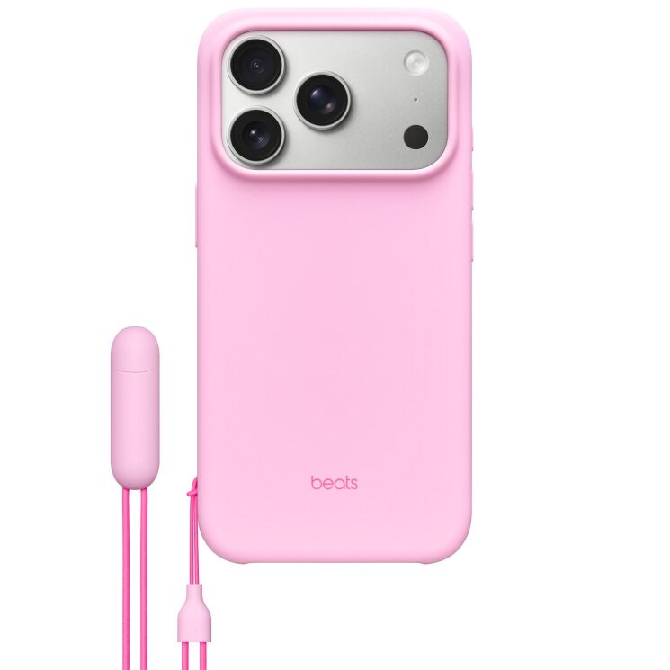 Чехол Beats Kickstand Case with MagSafe and Camera Control для iPhone 17 Pro (MGY84) - Pebble Pink: фото 1 из 5