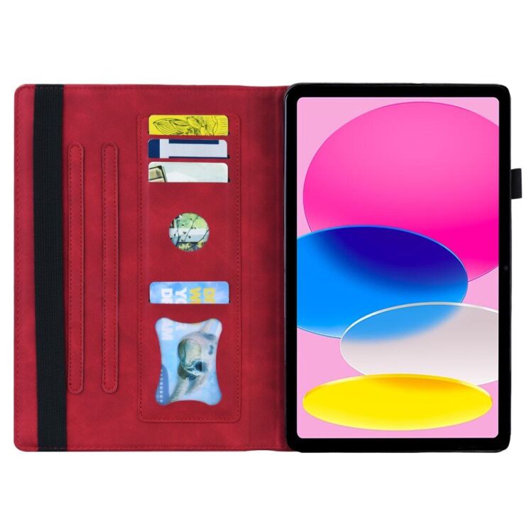 Чехол Deexe Business Style для Apple iPad 10.9 (2022) / iPad 11 (2025) - Red: фото 2 из 7