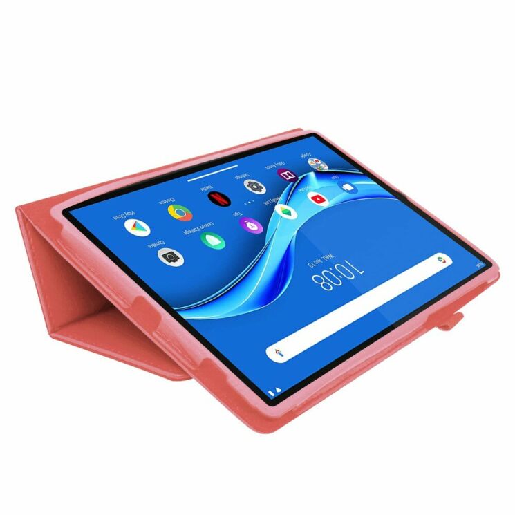 Чохол Deexe Folder Style для Lenovo Tab M10 Plus 1/2 Gen (TB-X606) - Pink: фото 2 з 7