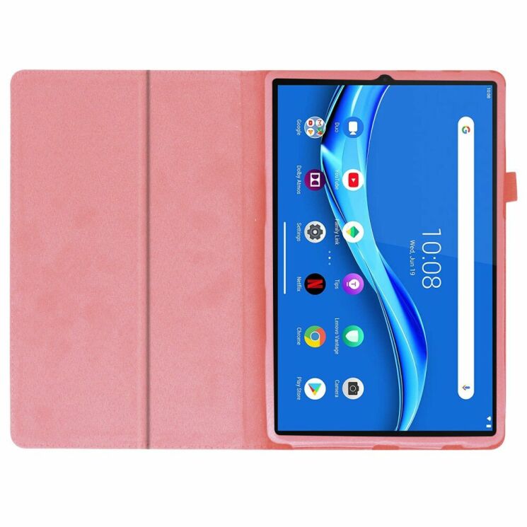 Чохол Deexe Folder Style для Lenovo Tab M10 Plus 1/2 Gen (TB-X606) - Pink: фото 5 з 7