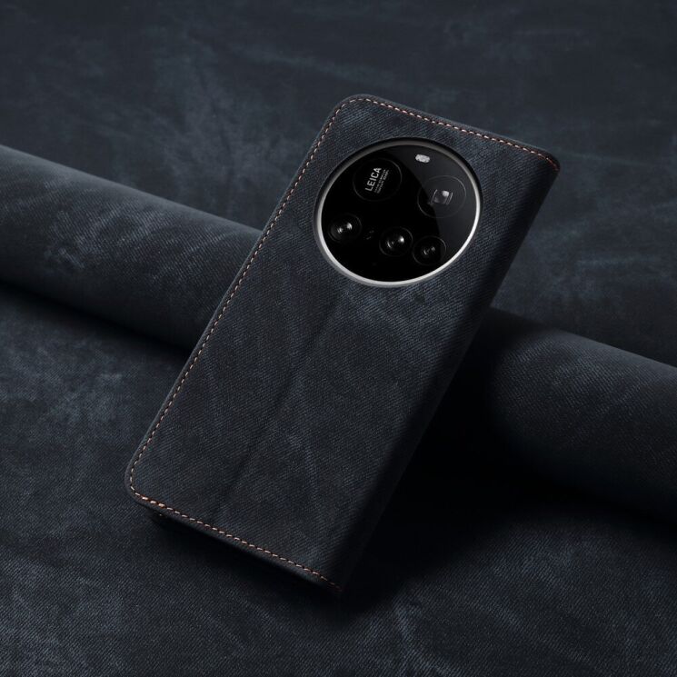 Чехол Deexe Jeans Style для Xiaomi 15 Ultra - Black: фото 7 из 7