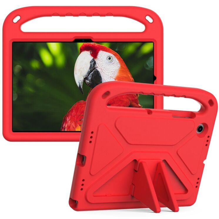 Чохол Deexe KickStand Cover для Samsung Galaxy Tab A8 10.5 (X200/205) - Red: фото 1 з 7