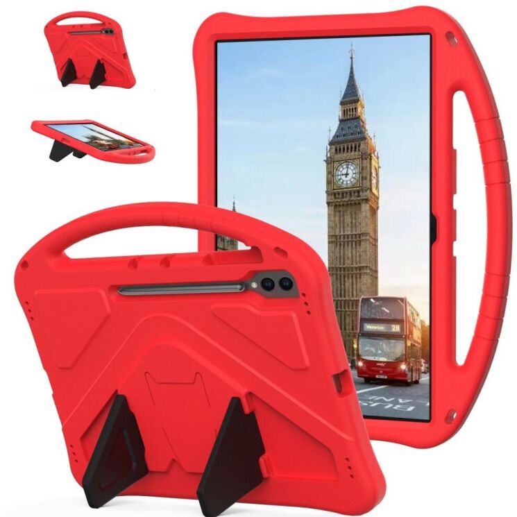 Чохол Deexe KickStand Cover для Samsung Galaxy Tab S10 Ultra - Red: фото 1 з 7