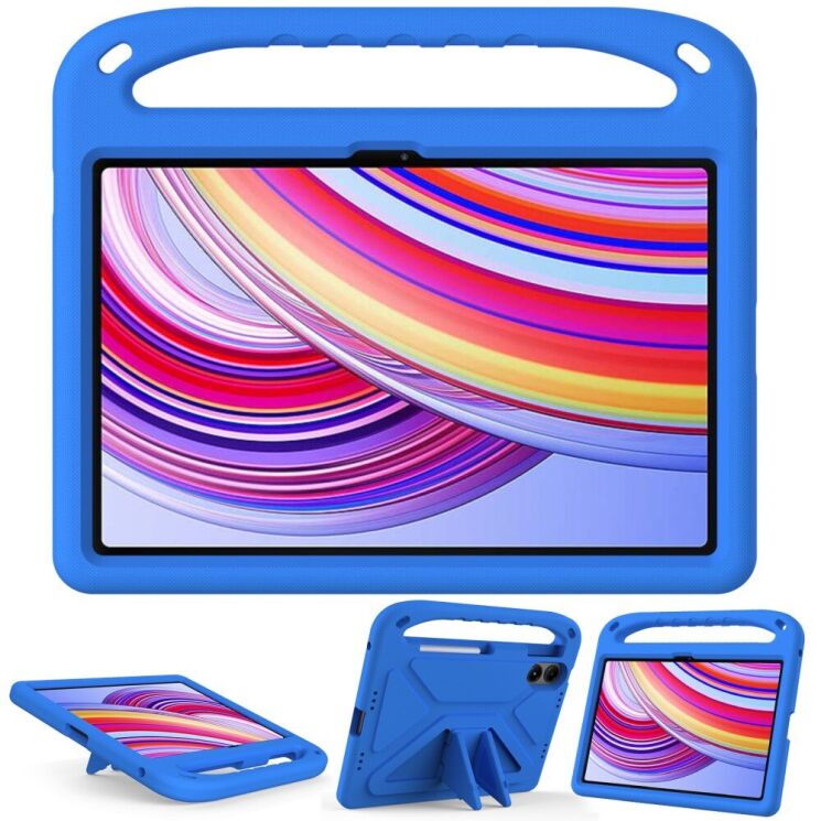 Чохол Deexe KickStand Cover для Xiaomi Redmi Pad Pro - Blue: фото 2 з 7