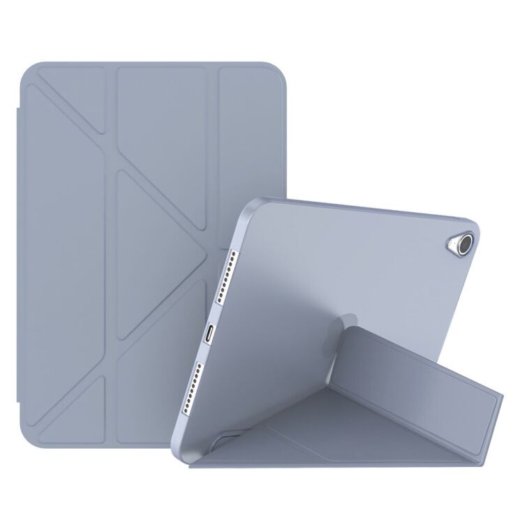 Чехол Deexe Origami Case для Apple iPad mini 6 / 7 (2021/2024) - Light Grey: фото 1 из 16
