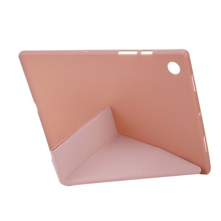 Чехол Deexe Origami Case для Samsung Galaxy Tab A9 (X110/115) - Rose Gold: фото 2 из 7