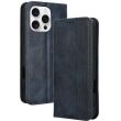 Чехол Deexe Retro Style для Apple iPhone 16 Pro - Blue (366285L)