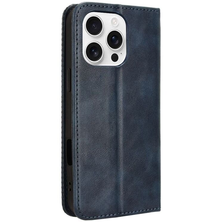 Чехол Deexe Retro Style для Apple iPhone 16 Pro - Blue: фото 6 из 8