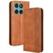 Чехол Deexe Retro Style для Motorola Edge 60 / Edge 60 Fusion - Brown (379603Z). Фото 8 из 18