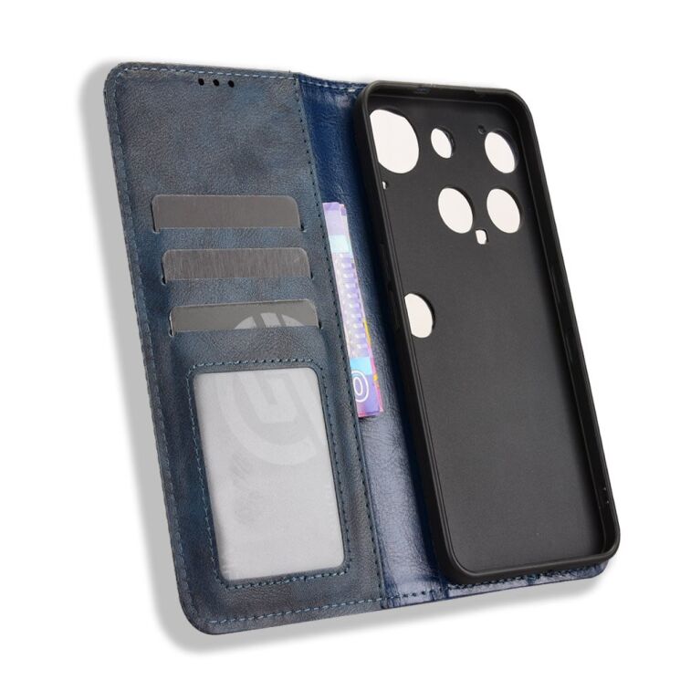 Чехол Deexe Retro Style для Nothing Phone (3) - Blue: фото 5 из 18