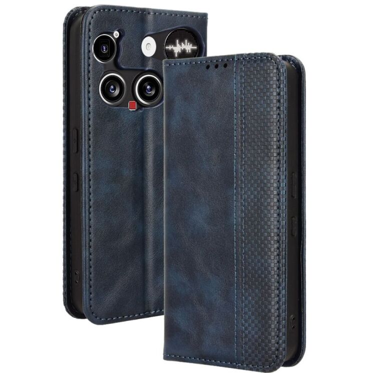 Чехол Deexe Retro Style для Nothing Phone (3) - Blue: фото 1 из 18