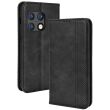 Чехол Deexe Retro Style для OnePlus 10 Pro - Black (293015B)