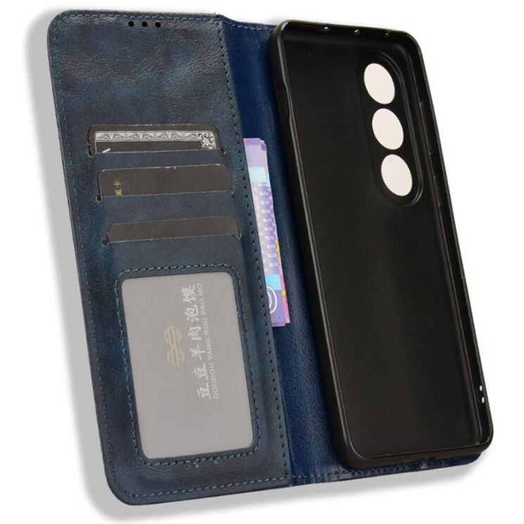 Чехол Deexe Retro Style для OnePlus Ace 3V - Blue: фото 4 из 7