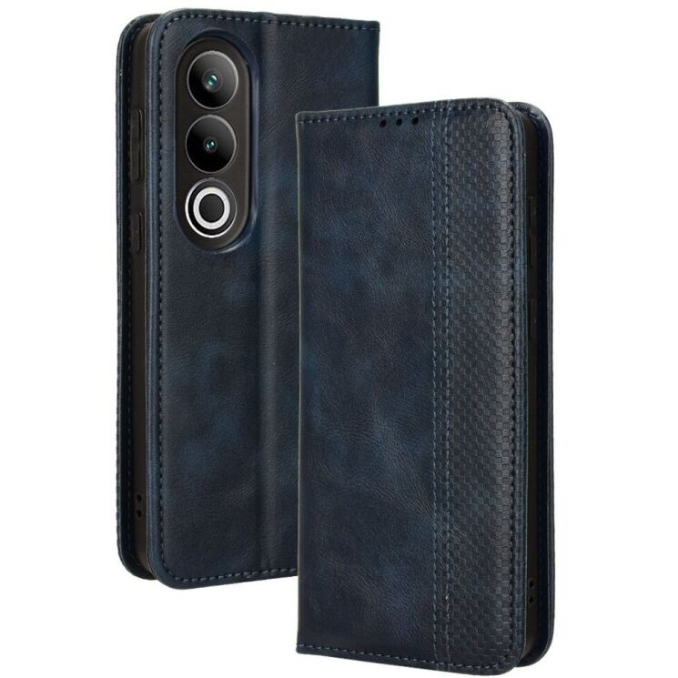 Чехол Deexe Retro Style для OnePlus Ace 3V - Blue: фото 1 из 7