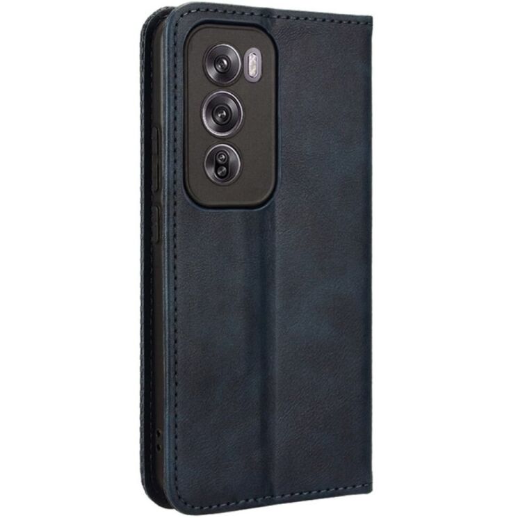 Чехол Deexe Retro Style для OPPO Reno 12 - Blue: фото 6 из 7