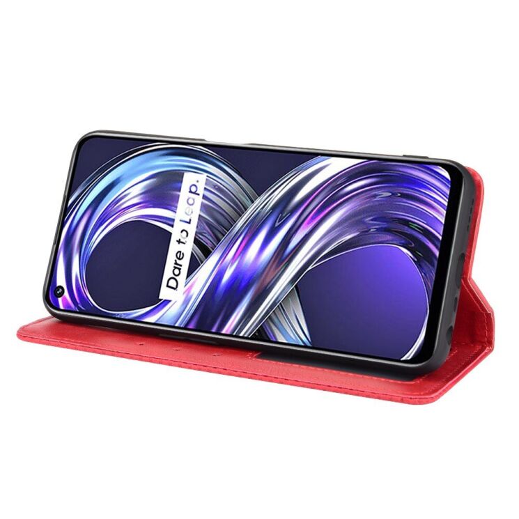 Чохол Deexe Retro Style для Realme 8i / Realme Narzo 50 - Red: фото 5 з 12