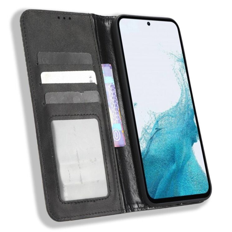 Чохол Deexe Retro Style для Samsung Galaxy A54 (A546) - Black: фото 4 з 11