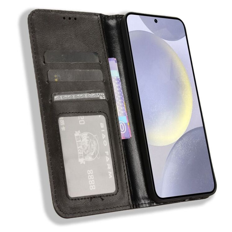 Чохол Deexe Retro Style для Samsung Galaxy S25 FE (S731) - Black: фото 6 з 18