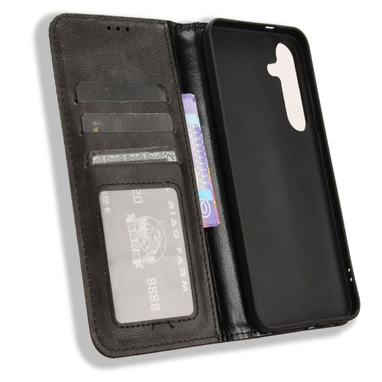 Чохол Deexe Retro Style для Samsung Galaxy S25 FE (S731) - Black: фото 5 з 18