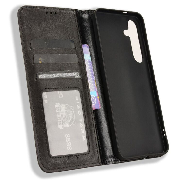 Чохол Deexe Retro Style для Samsung Galaxy S25 (S931) - Black: фото 4 з 7