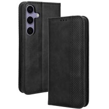 Чехол-книжка Deexe Retro Style для Samsung Galaxy S25 (S931) - Black: фото 1 из 7