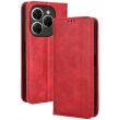 Чехол Deexe Retro Style для TECNO Spark 20 Pro - Red (345402R)