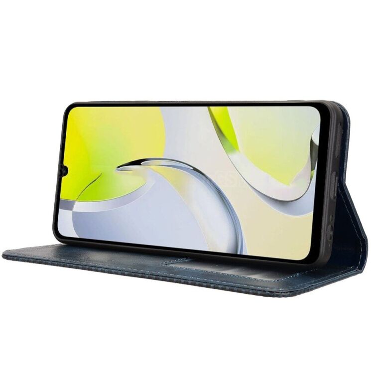 Чехол Deexe Retro Style для ZTE Blade A76 - Blue: фото 7 из 17