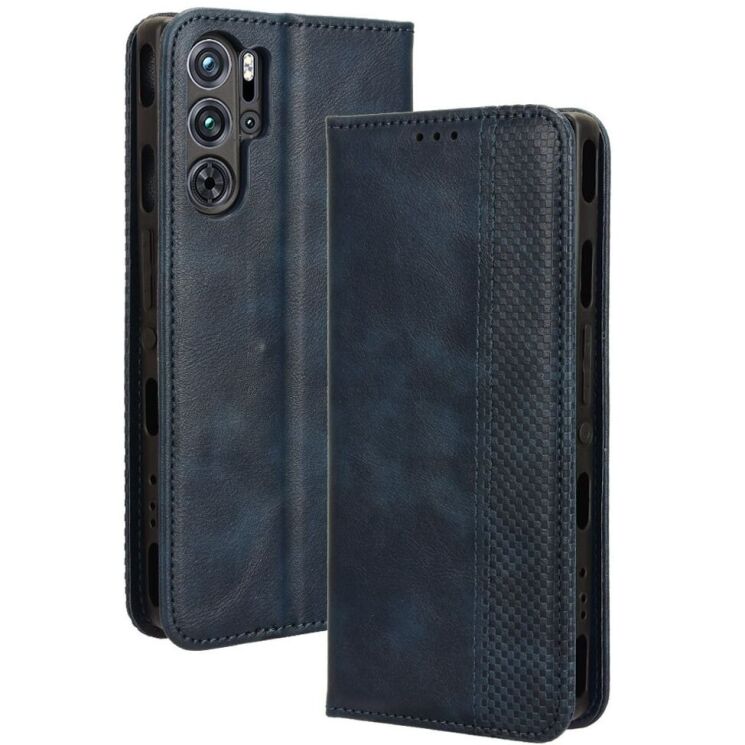 Чехол Deexe Retro Style для ZTE Nubia Red Magic 9 Pro - Blue: фото 1 из 7