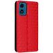 Чехол Deexe Rhombus Book для Motorola Moto G24 / G24 Power / G04 - Red (347805R). Фото 6 из 6