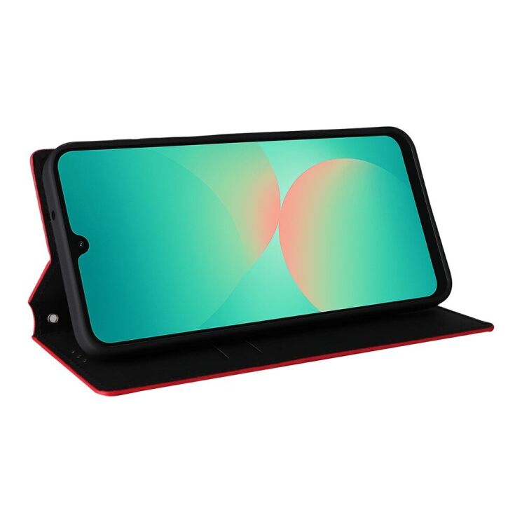 Чехол Deexe Rhombus Book для Samsung Galaxy A27 (A276) - Red (408618R) Чехол Deexe Rhombus Book для Samsung Galaxy A27 (A276) - Red: фото 4 из 7