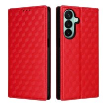 Чехол Deexe Rhombus Book для Samsung Galaxy A27 (A276) - Red: фото 1 из 7