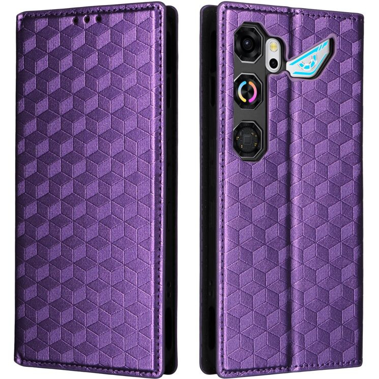Чехол Deexe Rhombus Book для ZTE Nubia Neo 5 GT - Purple: фото 1 из 8
