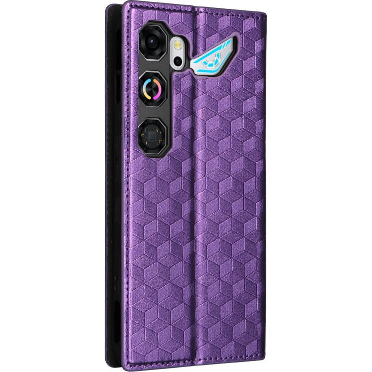 Чехол Deexe Rhombus Book для ZTE Nubia Neo 5 GT - Purple: фото 8 из 8