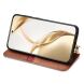 Чехол Deexe Rhombus Wallet для Honor 200 - Brown (364143Z). Фото 3 из 9