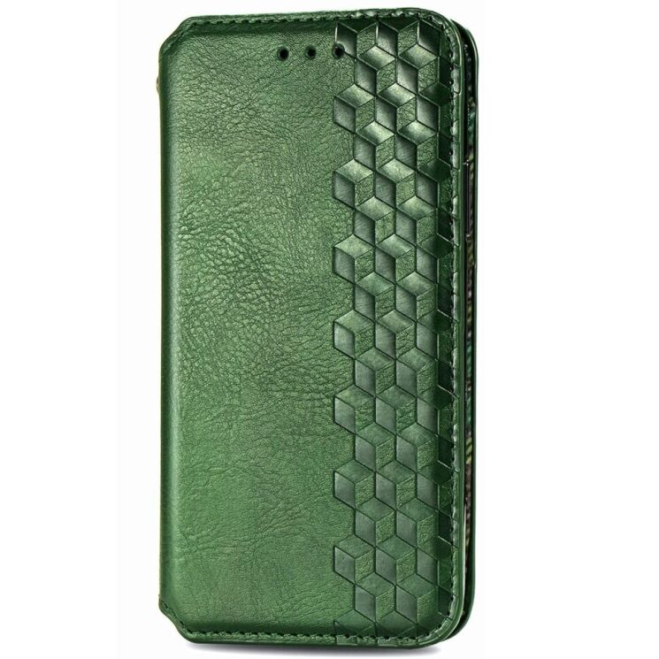 Чохол Deexe Rhombus Wallet для Infinix Smart 9 (X6532) - Green: фото 4 з 10