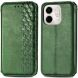 Чохол Deexe Rhombus Wallet для Infinix Smart 9 (X6532) - Green (366512G). Фото 1 з 10