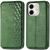 Чехол Deexe Rhombus Wallet для Infinix Smart 9 (X6532) - Green: фото 1 из 10