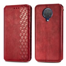 Чохол Deexe Rhombus Wallet для Nokia G10 / G20 - Red: фото 1 з 14