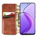 Чехол Deexe Rhombus Wallet для Realme 12 5G - Brown (355911Z). Фото 2 из 6