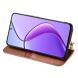 Чехол Deexe Rhombus Wallet для Realme 12 5G - Brown (355911Z). Фото 3 из 6