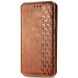 Чехол Deexe Rhombus Wallet для Realme C63 - Brown (359726Z). Фото 4 из 9