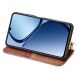 Чехол Deexe Rhombus Wallet для Realme C63 - Brown (359726Z). Фото 3 из 9