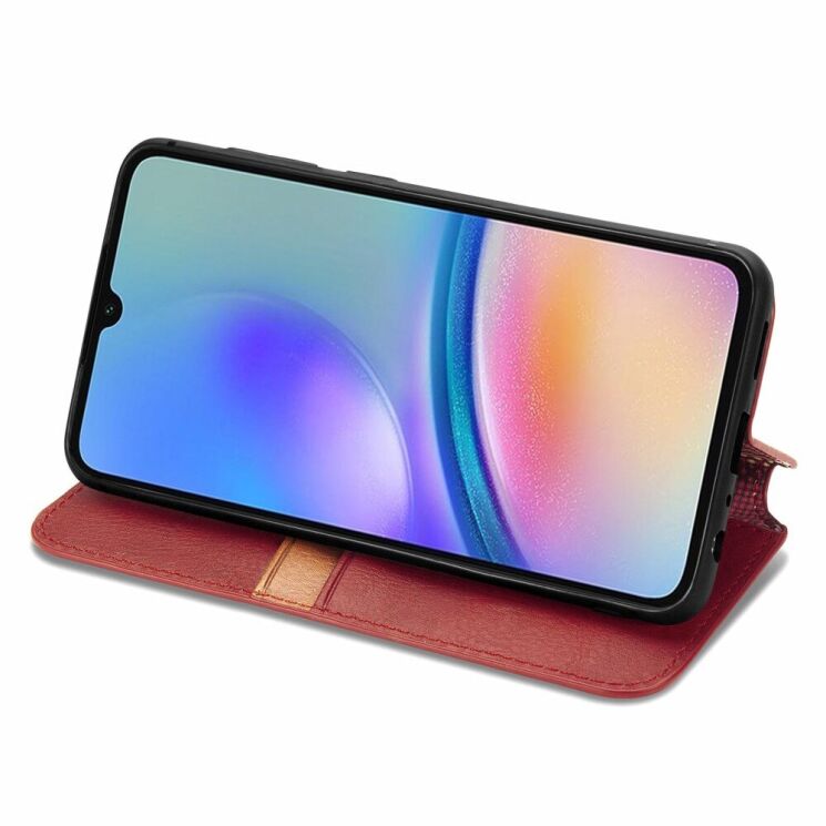 Чехол Deexe Rhombus Wallet для Samsung Galaxy A05s (A057) - Red: фото 3 из 6