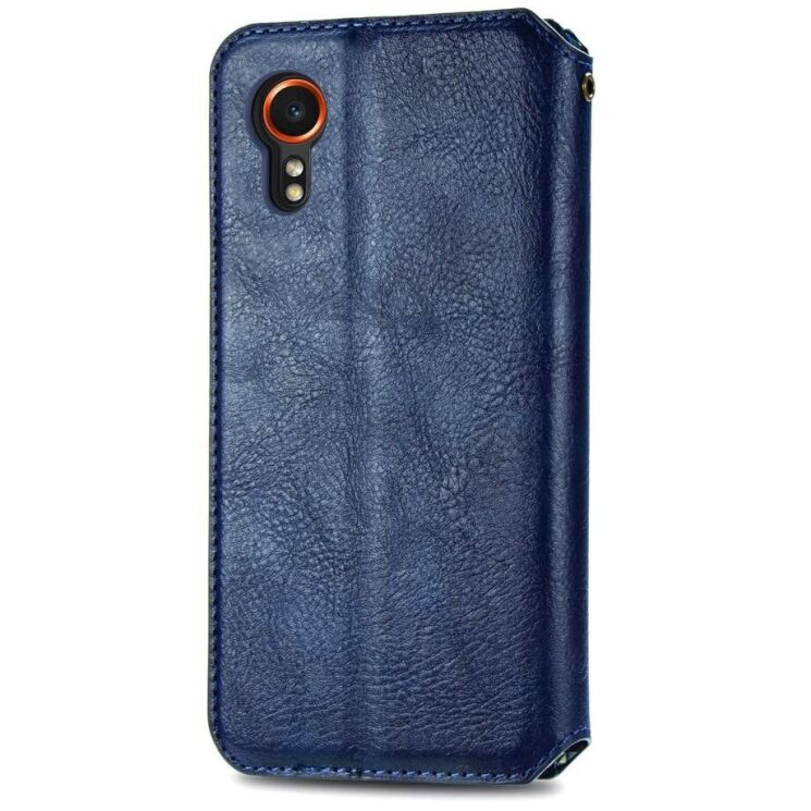 Чохол Deexe Rhombus Wallet для Samsung Galaxy Xcover 7 (G556) - Blue: фото 6 з 11