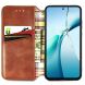 Чехол Deexe Rhombus Wallet для Xiaomi Redmi Note 14 4G - Brown (373456Z). Фото 3 из 10