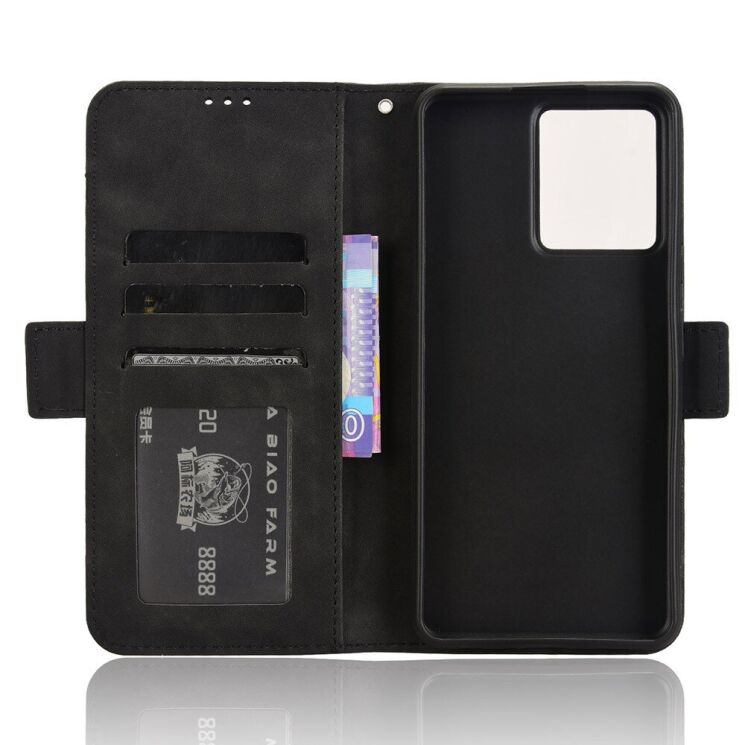 Чехол Deexe Wallet Stand для Blackview Color 8 / Oscal Modern 8 - Black: фото 5 из 7