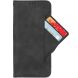 Чехол Deexe Wallet Stand для Blackview Color 8 / Oscal Modern 8 - Black (378001B). Фото 2 из 7