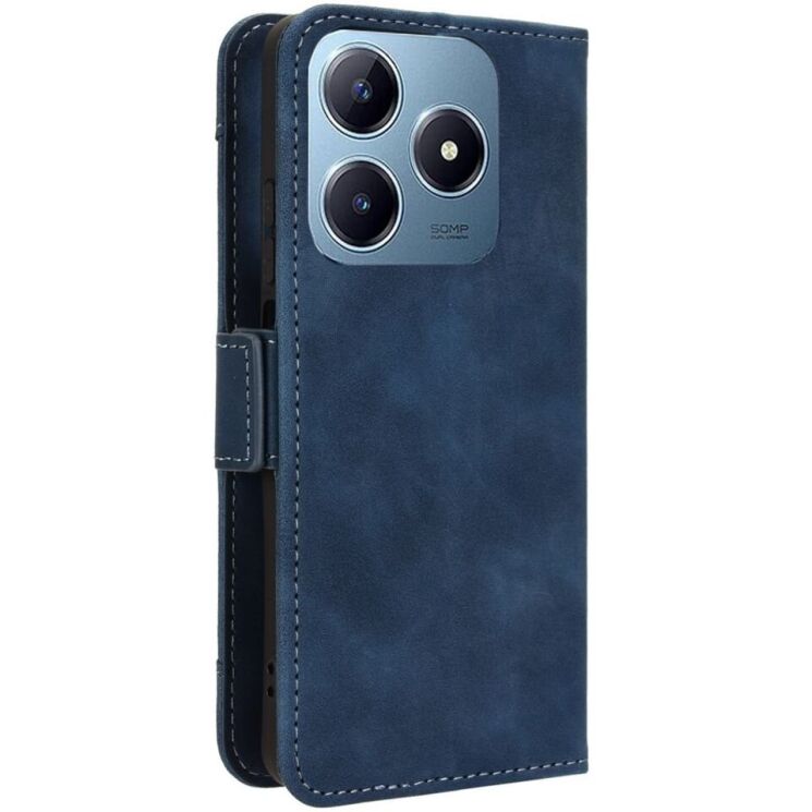 Чехол Deexe Wallet Stand для Realme C63 / C61 / Note 60x - Blue: фото 7 из 7